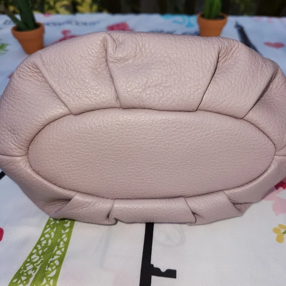 Antonio Melani Lavender Pebble Leather Clutch 8"W × 6"D NWT - Picture 4 of 12